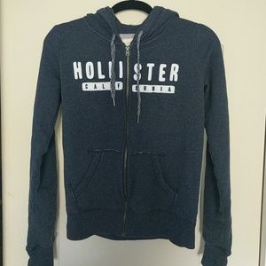 Hollister full zip hoodie sz S